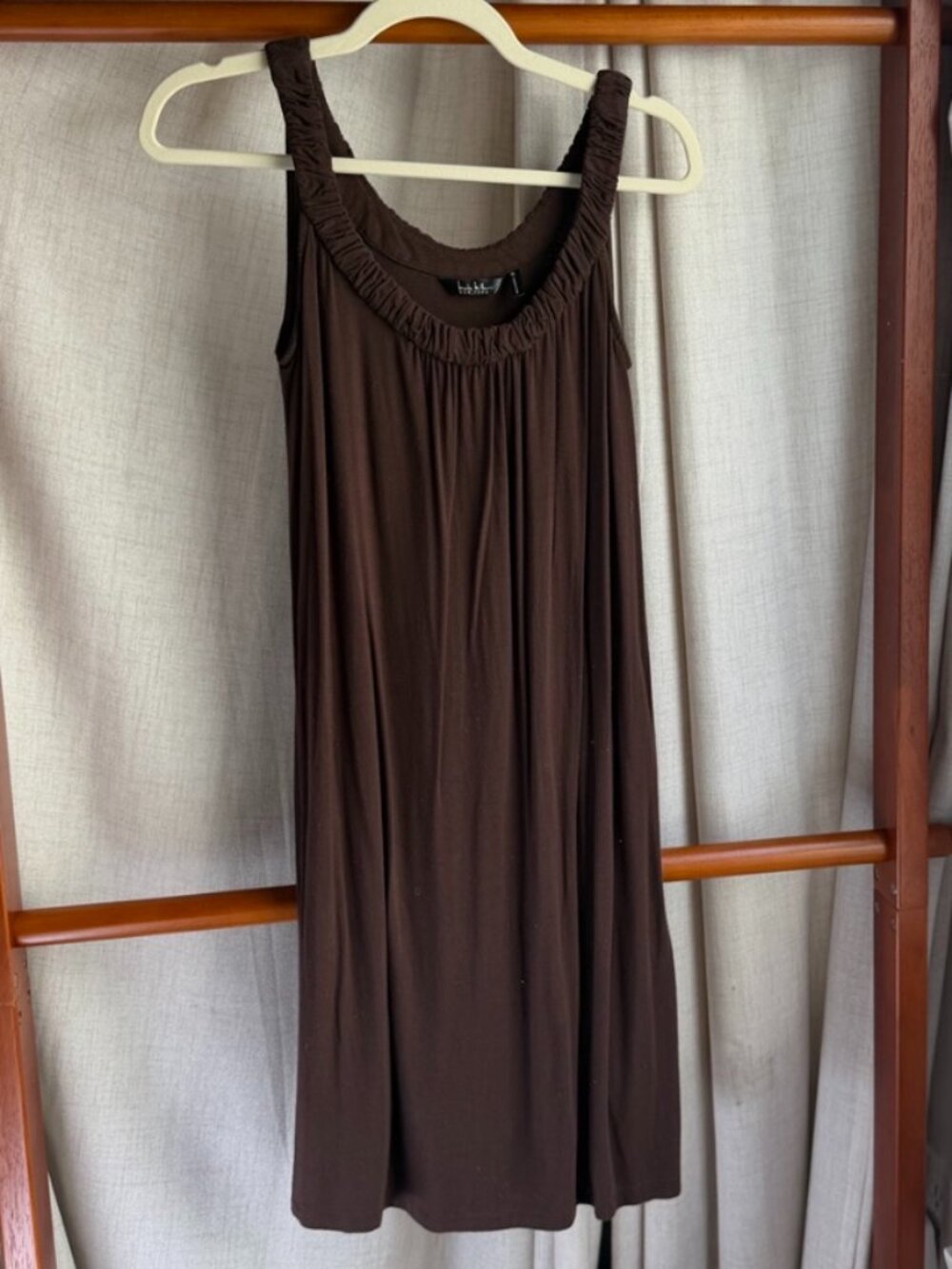 Vintage Y2K Nicole Miller New York Brown Mini Dress | S